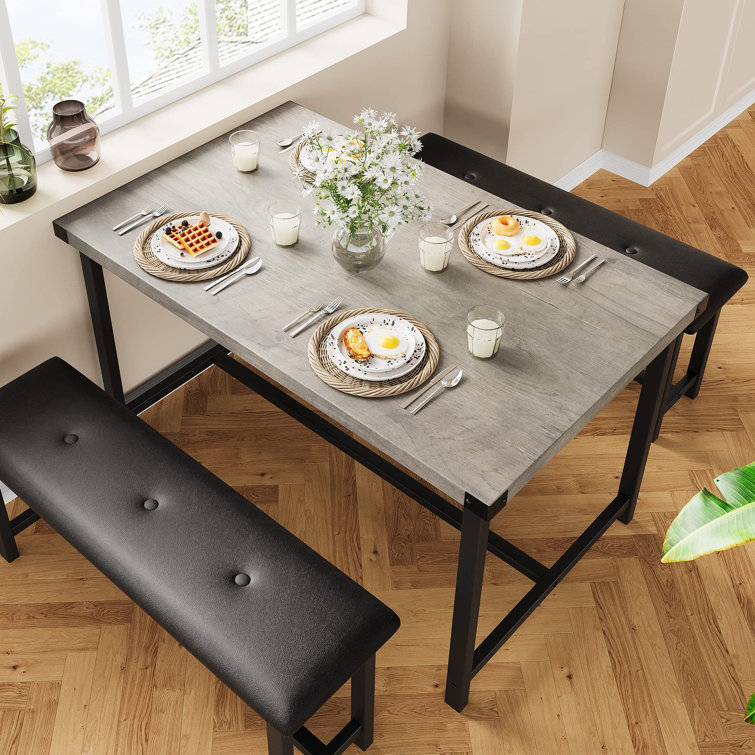 Dinner discount table benches